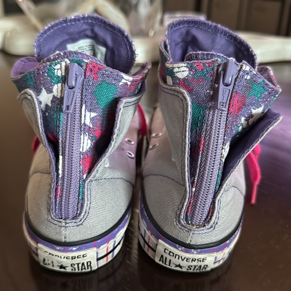 Converse Chuck Taylor All Star Back Zip Lucky Stone Sneakers - Picture 6 of 7